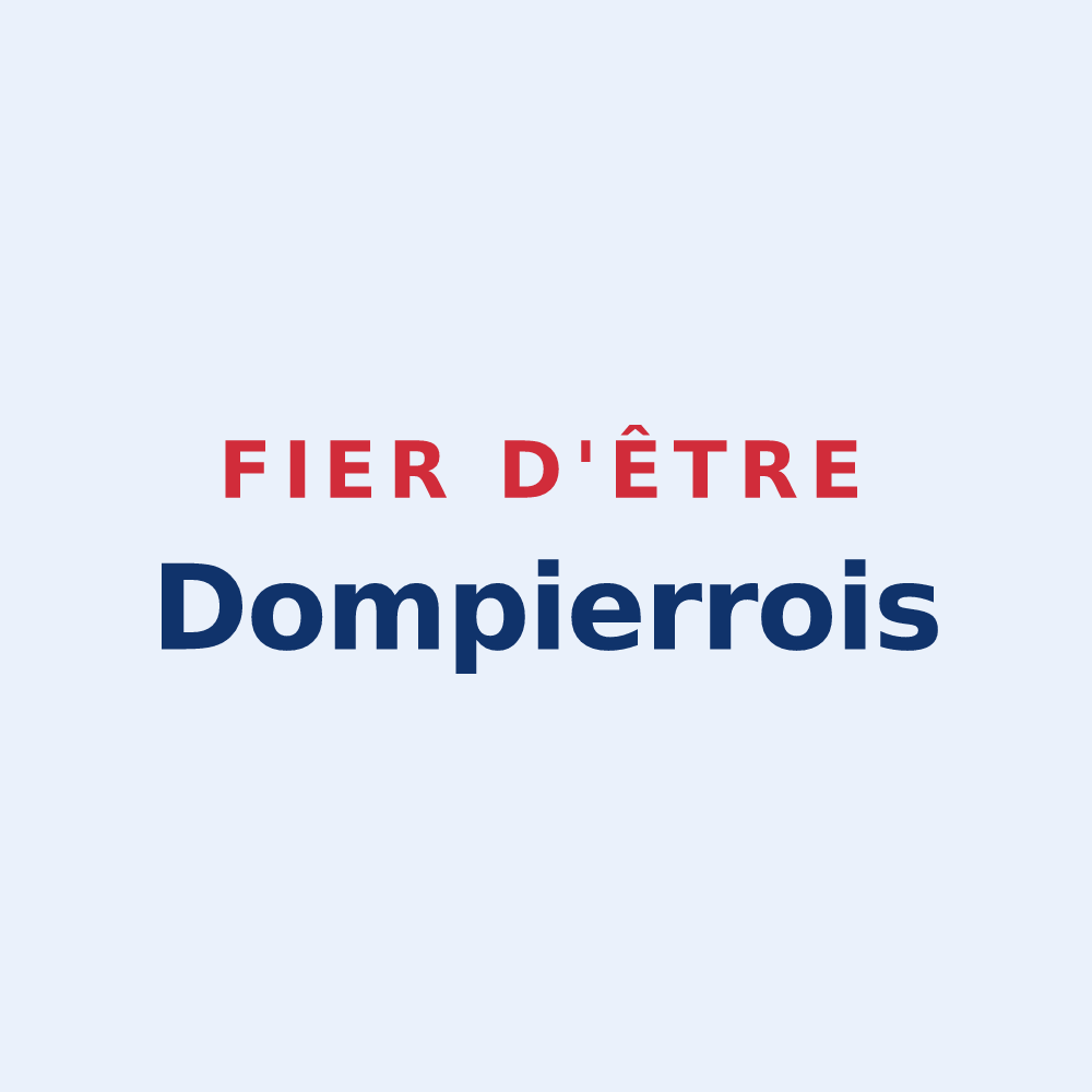 Sticker « Fier d'être Dompierrois » — design pour Dompierre-sur-Mer