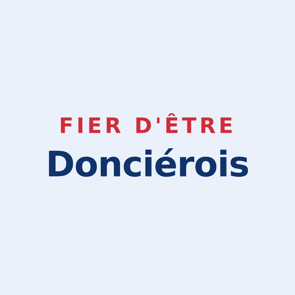 Sticker « Fier d'être Donciérois » — design pour Doncières