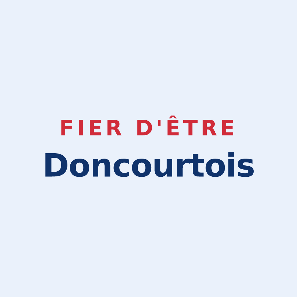 Sticker « Fier d'être Doncourtois » — design pour Doncourt-lès-Longuyon