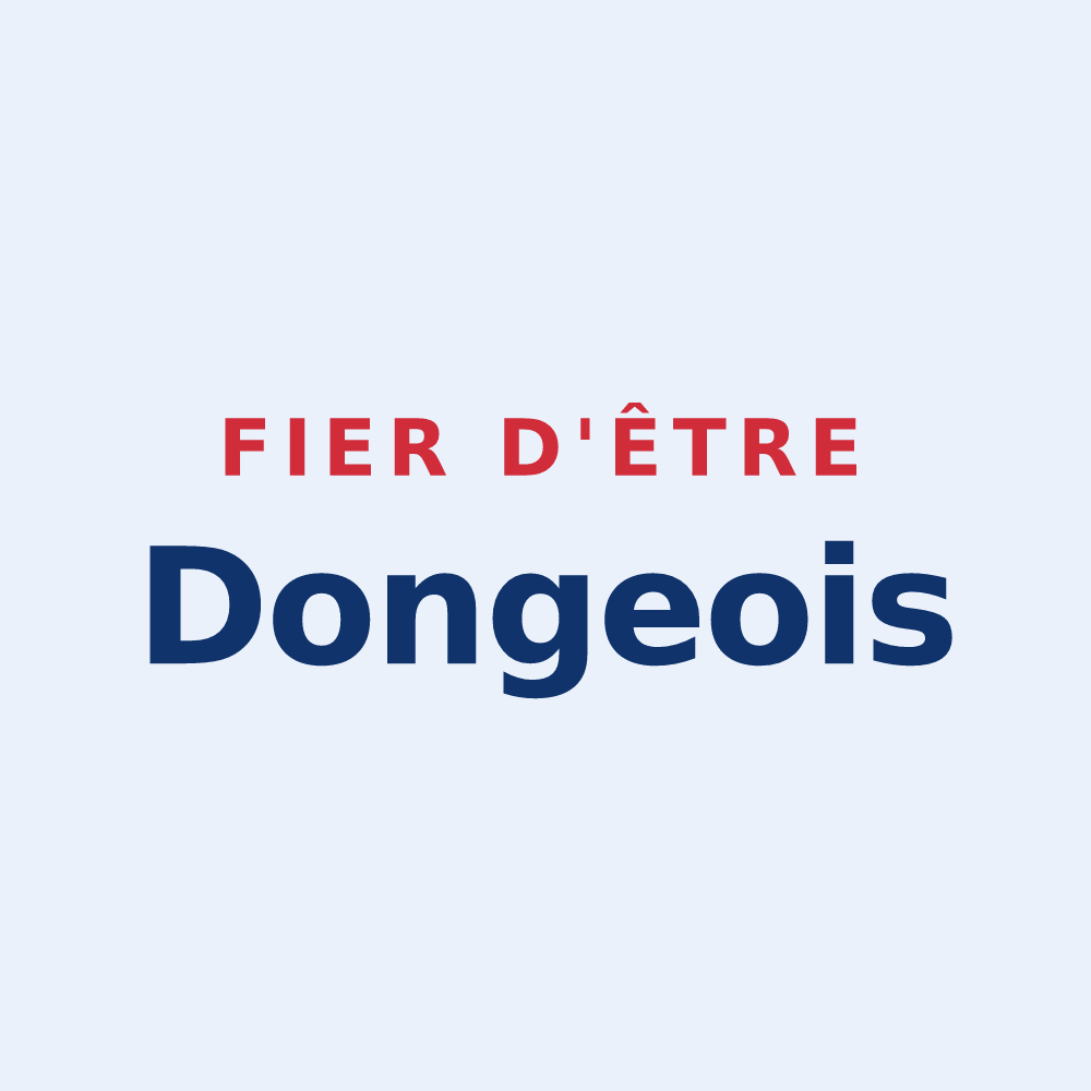 Sticker « Fier d'être Dongeois » — design pour Donges