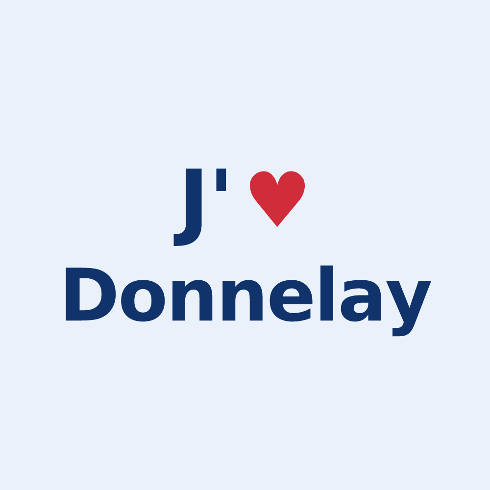 Sticker personnalisé Donnelay — design J'aime Donnelay