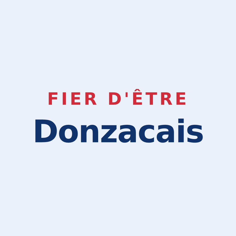 Sticker « Fier d'être Donzacais » — design pour Donzac
