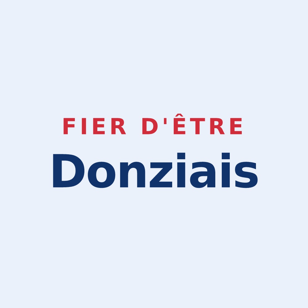 Sticker « Fier d'être Donziais » — design pour Donzy