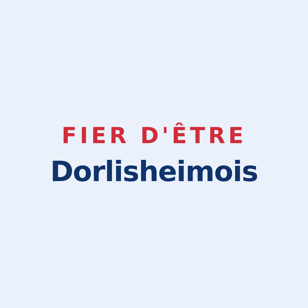 Sticker « Fier d'être Dorlisheimois » — design pour Dorlisheim