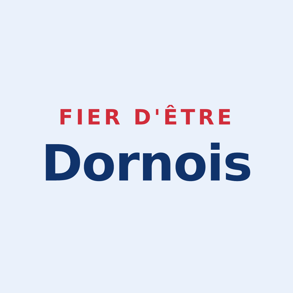 Sticker « Fier d'être Dornois » — design pour Dornes