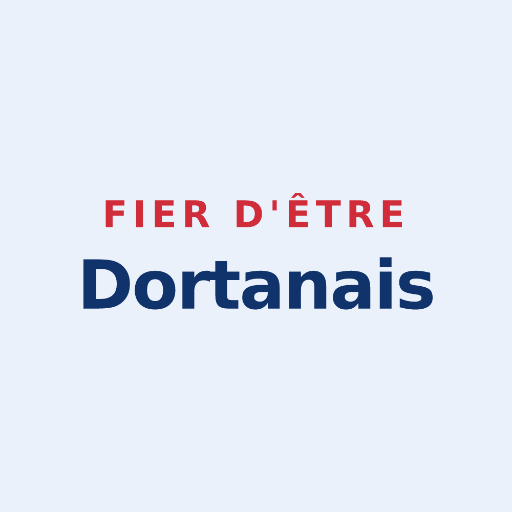 Sticker « Fier d'être Dortanais » — design pour Dortan