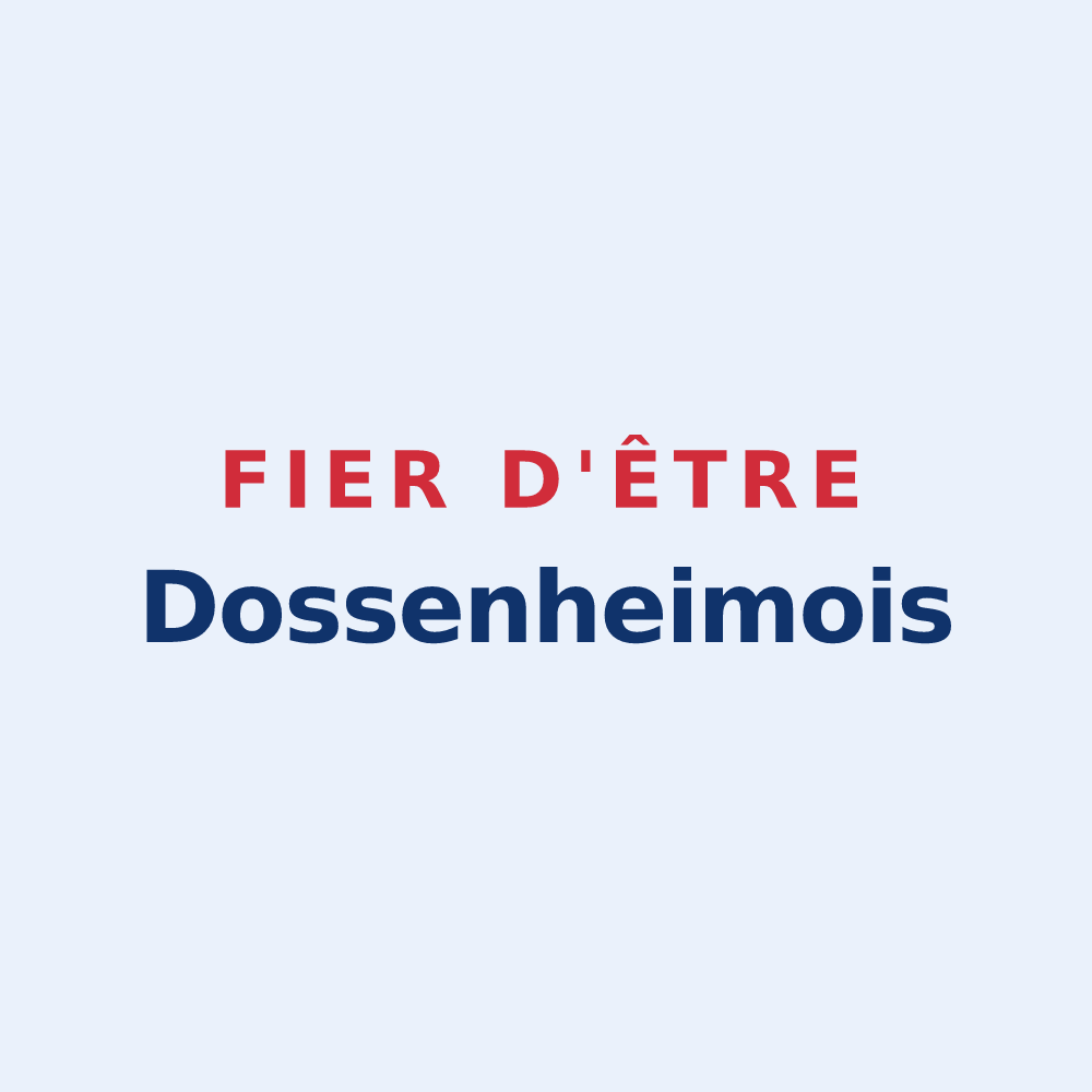 Sticker « Fier d'être Dossenheimois » — design pour Dossenheim-sur-Zinsel