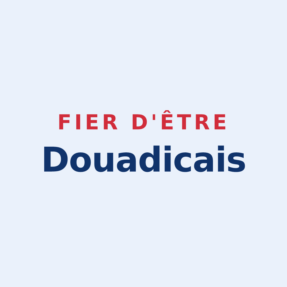Sticker « Fier d'être Douadicais » — design pour Douadic