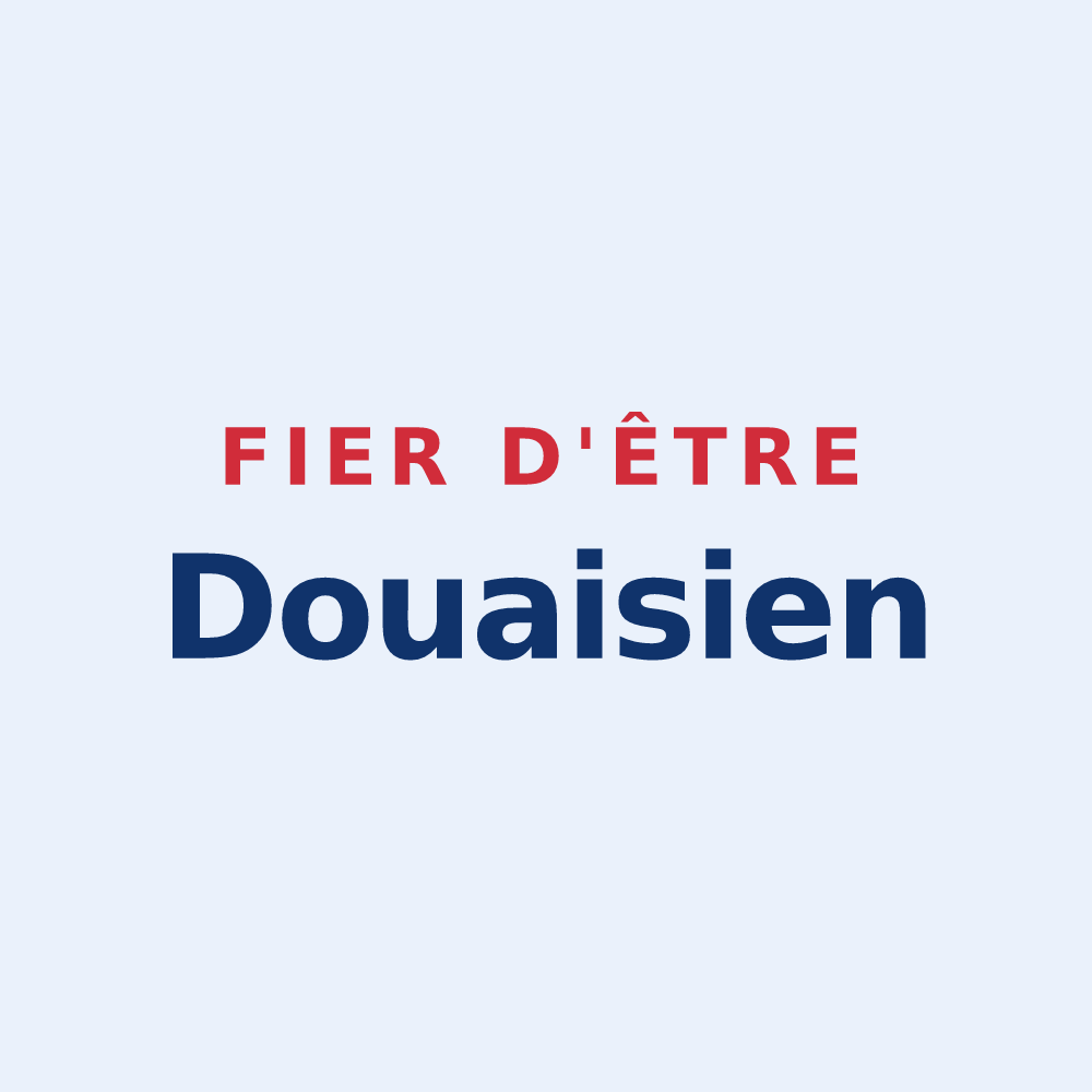 Sticker « Fier d'être Douaisien » — design pour Douai