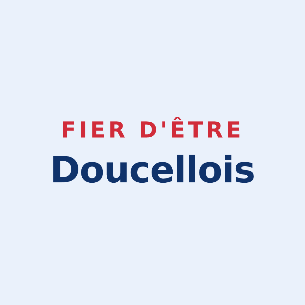 Sticker « Fier d'être Doucellois » — design pour Doucelles
