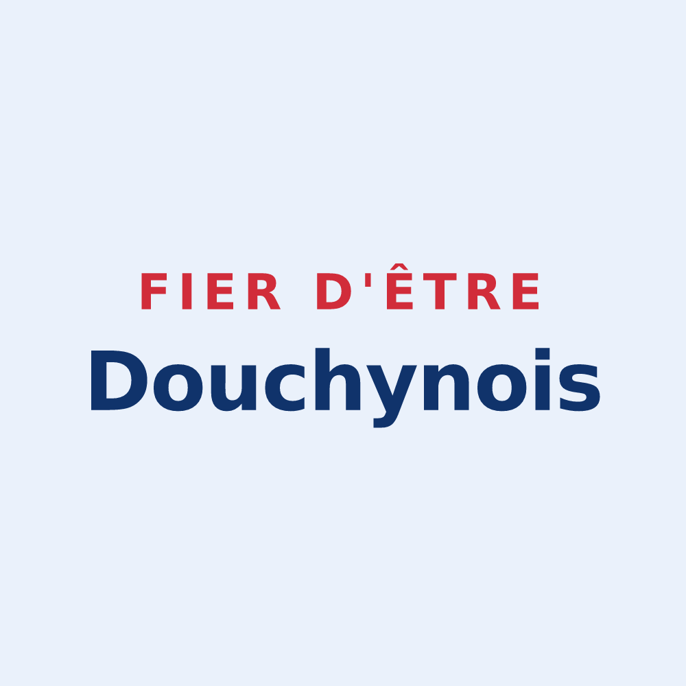 Sticker « Fier d'être Douchynois » — design pour Douchy-les-Mines