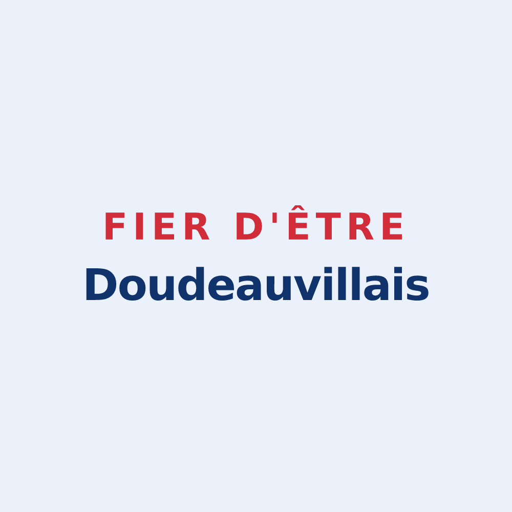 Sticker « Fier d'être Doudeauvillais » — design pour Doudeauville