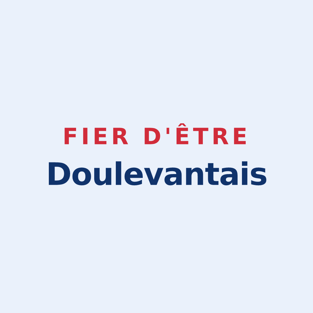 Sticker « Fier d'être Doulevantais » — design pour Doulevant-le-Petit