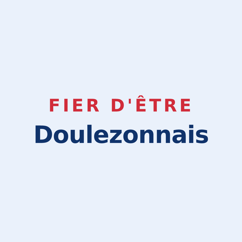 Sticker « Fier d'être Doulezonnais » — design pour Doulezon