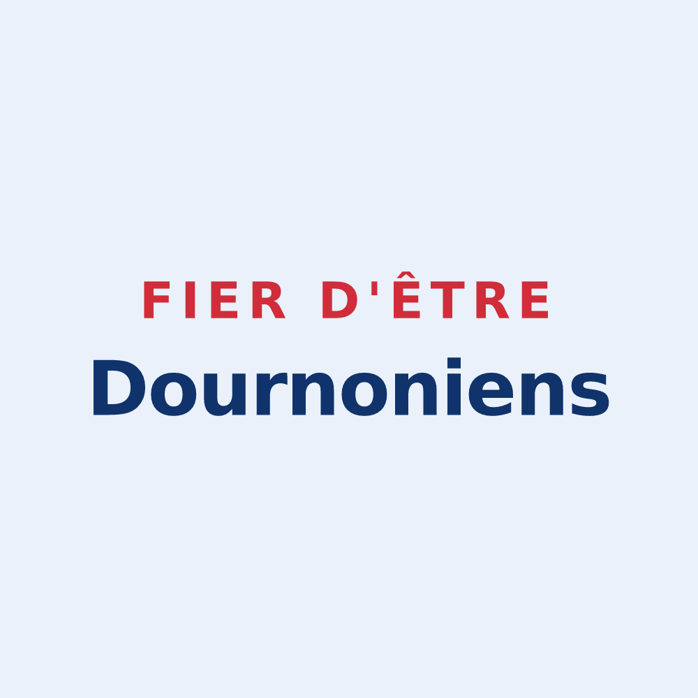 Sticker « Fier d'être Dournoniens » — design pour Dournon