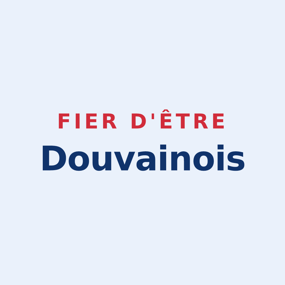 Sticker « Fier d'être Douvainois » — design pour Douvaine