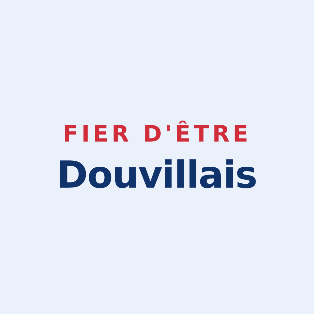 Sticker « Fier d'être Douvillais » — design pour Douville-en-Auge