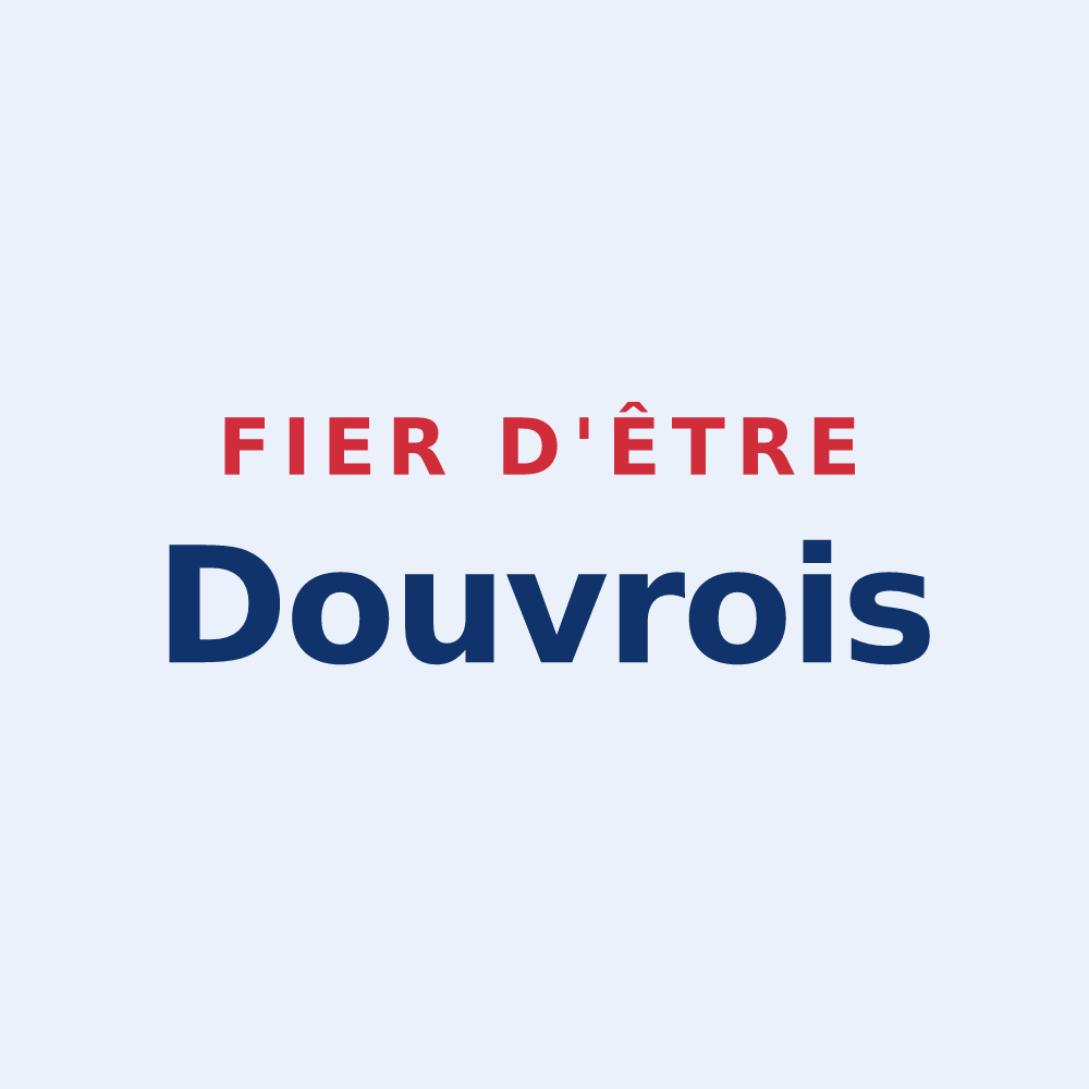 Sticker « Fier d'être Douvrois » — design pour Douvres
