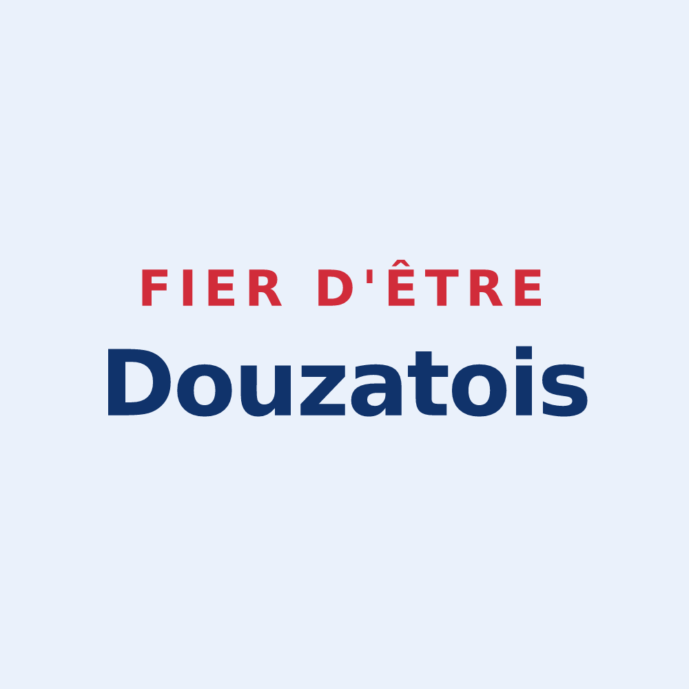Sticker « Fier d'être Douzatois » — design pour Douzat