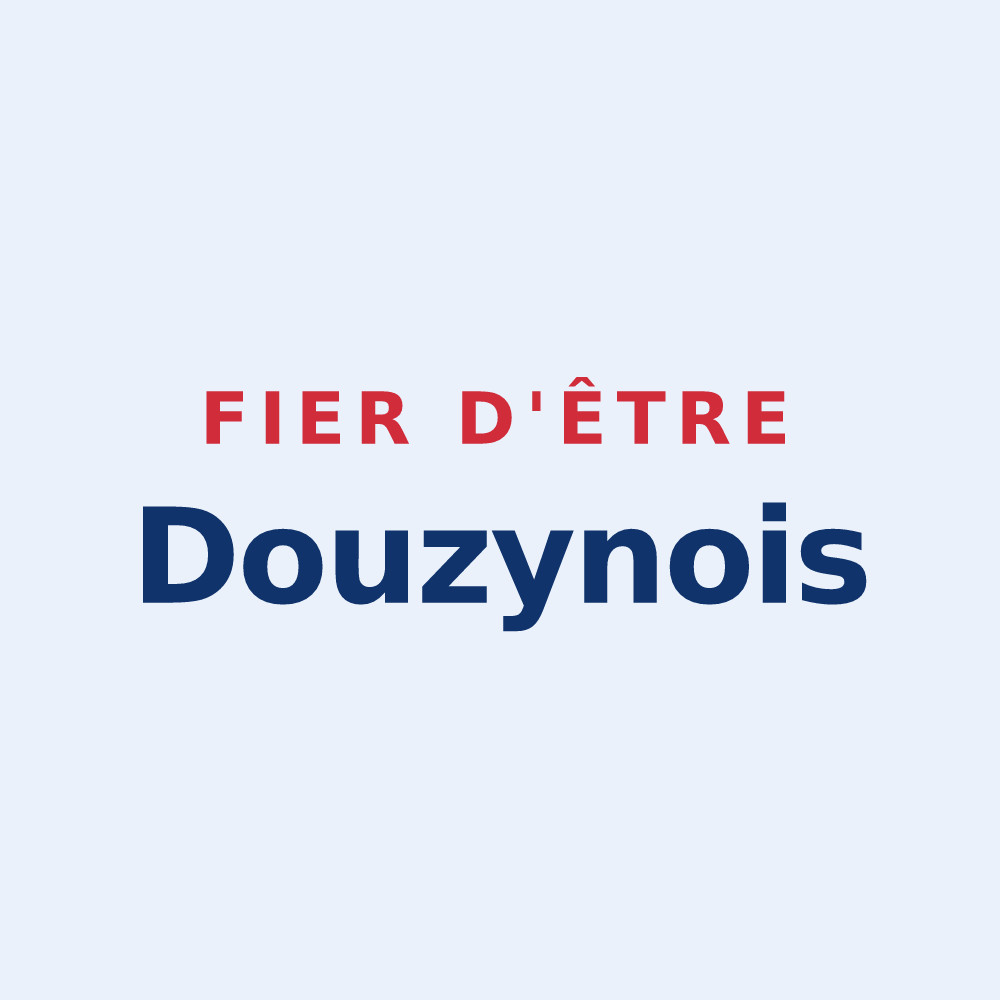 Sticker « Fier d'être Douzynois » — design pour Douzy