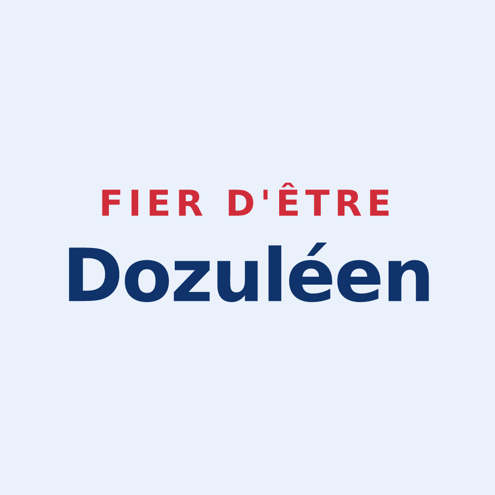 Sticker « Fier d'être Dozuléen » — design pour Dozulé