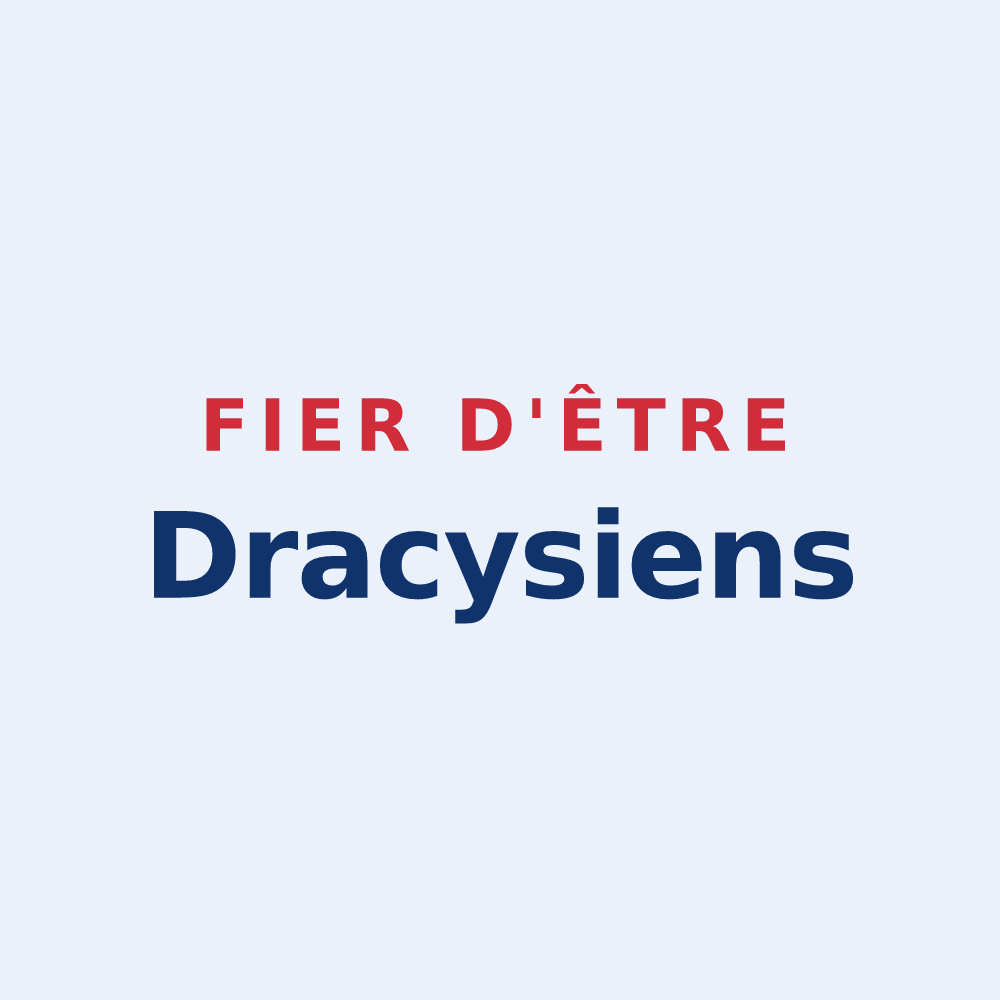 Sticker « Fier d'être Dracysiens » — design pour Dracy-le-Fort