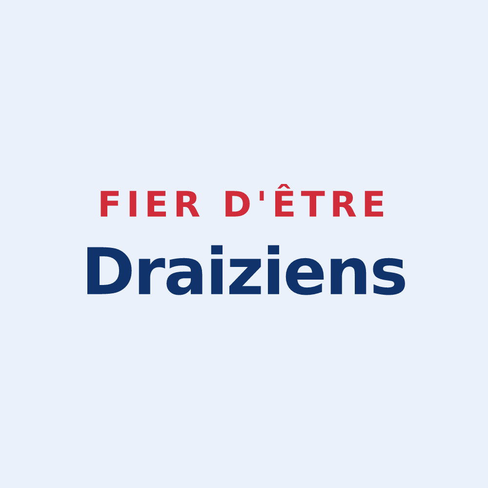 Sticker « Fier d'être Draiziens » — design pour Draize