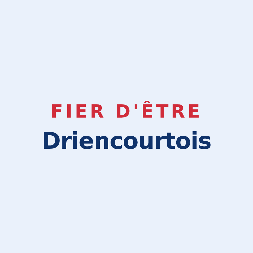 Sticker « Fier d'être Driencourtois » — design pour Driencourt