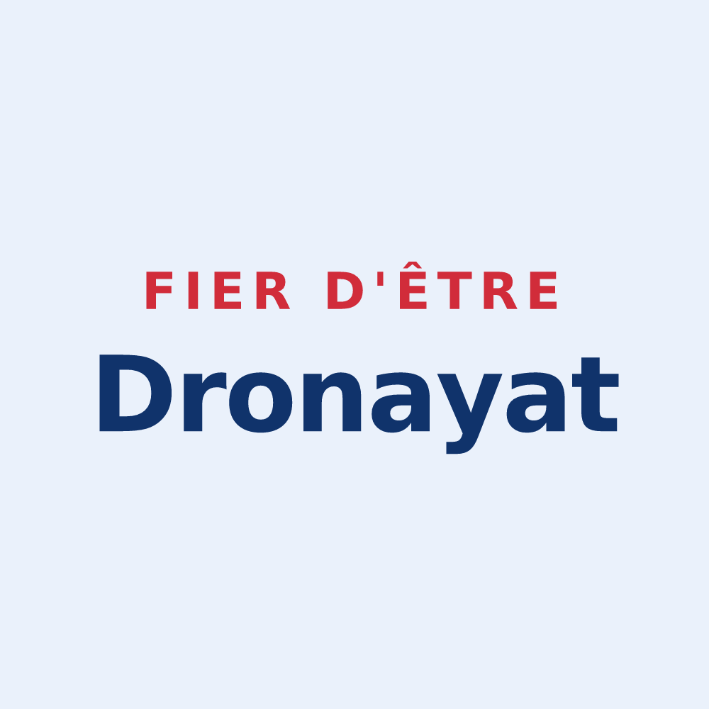 Sticker « Fier d'être Dronayat » — design pour Drosnay