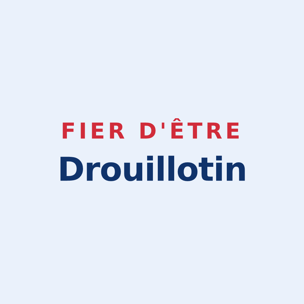 Sticker « Fier d'être Drouillotin » — design pour Drouilly