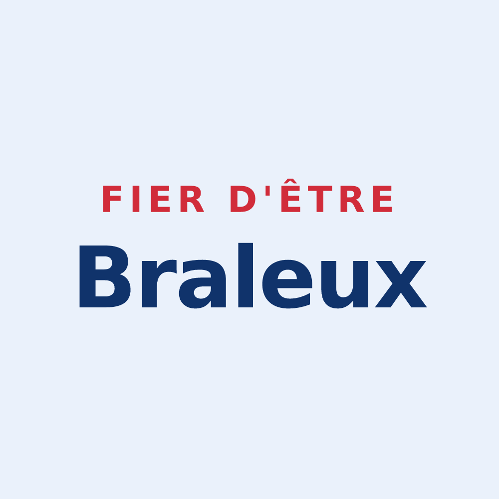 Sticker « Fier d'être Braleux » — design pour Droupt-Saint-Basle