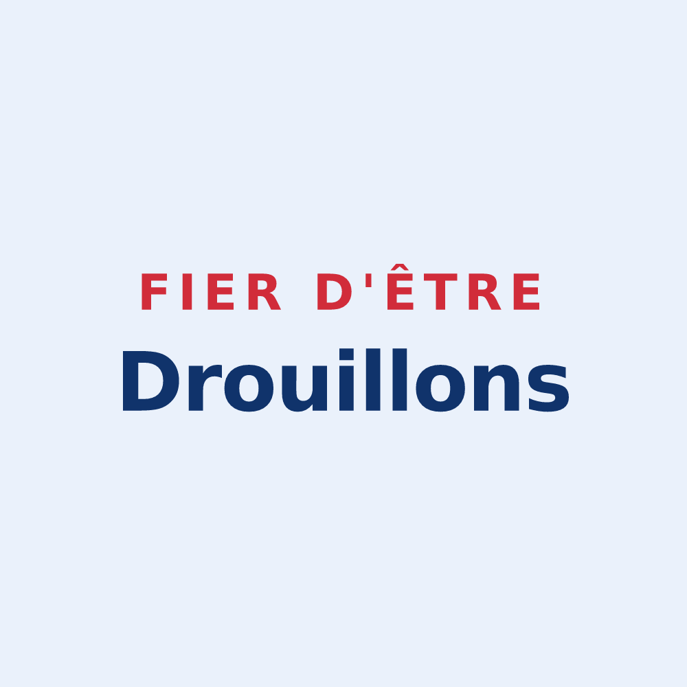 Sticker « Fier d'être Drouillons » — design pour Droupt-Sainte-Marie