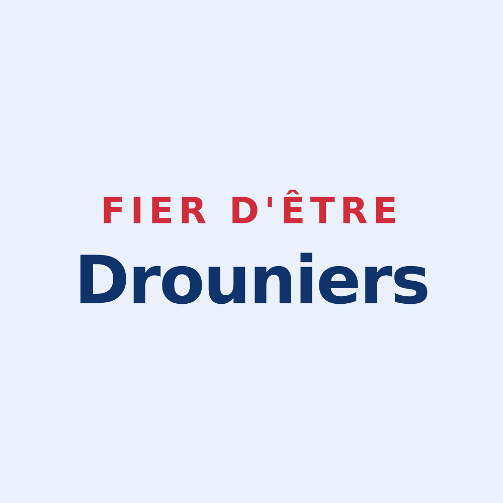 Sticker « Fier d'être Drouniers » — design pour Droux