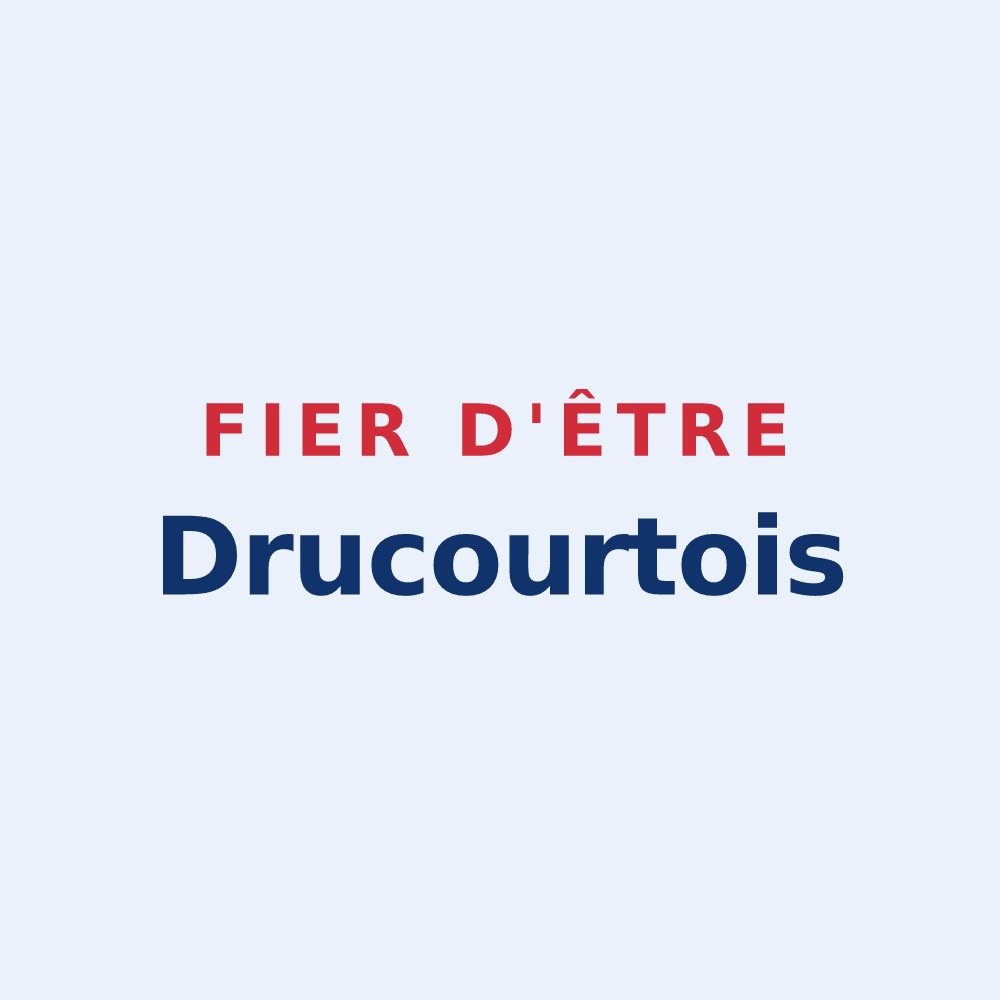 Sticker « Fier d'être Drucourtois » — design pour Drucourt