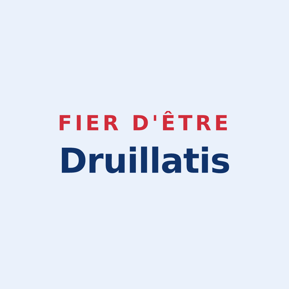Sticker « Fier d'être Druillatis » — design pour Druillat