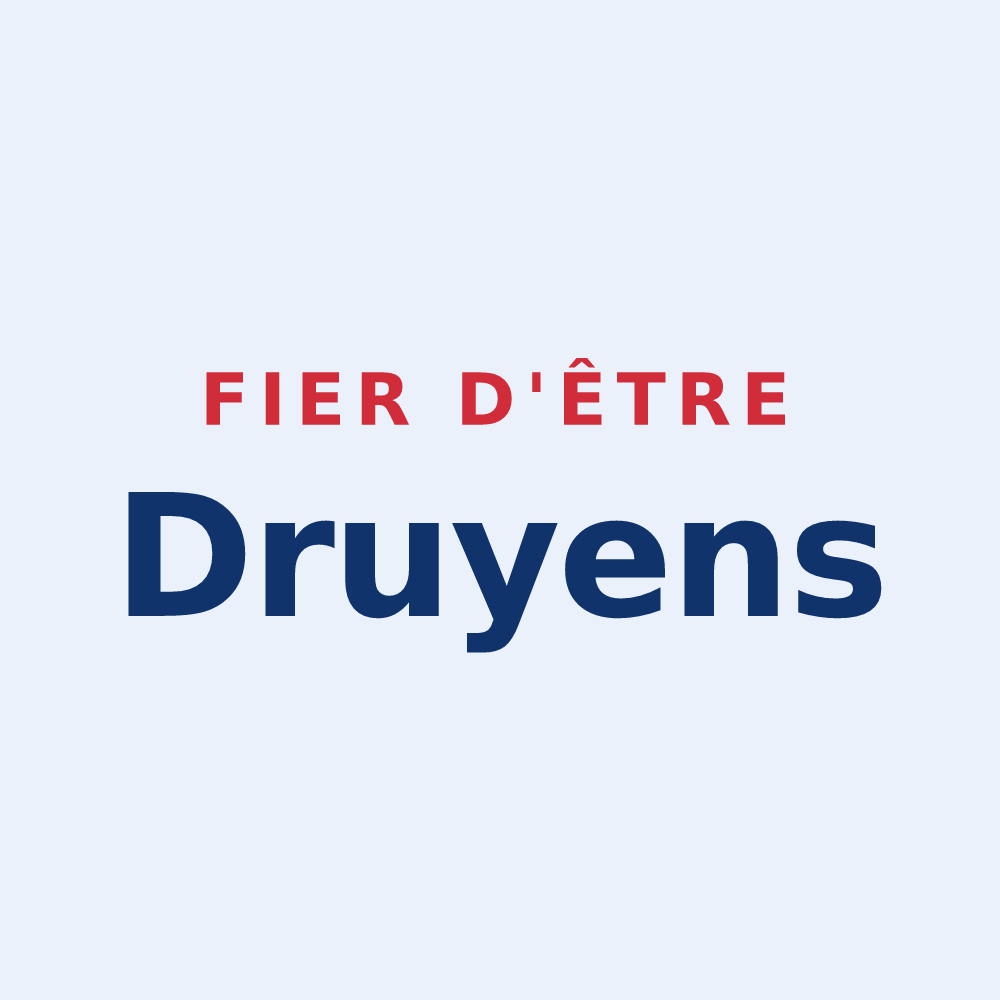 Sticker « Fier d'être Druyens » — design pour Druye