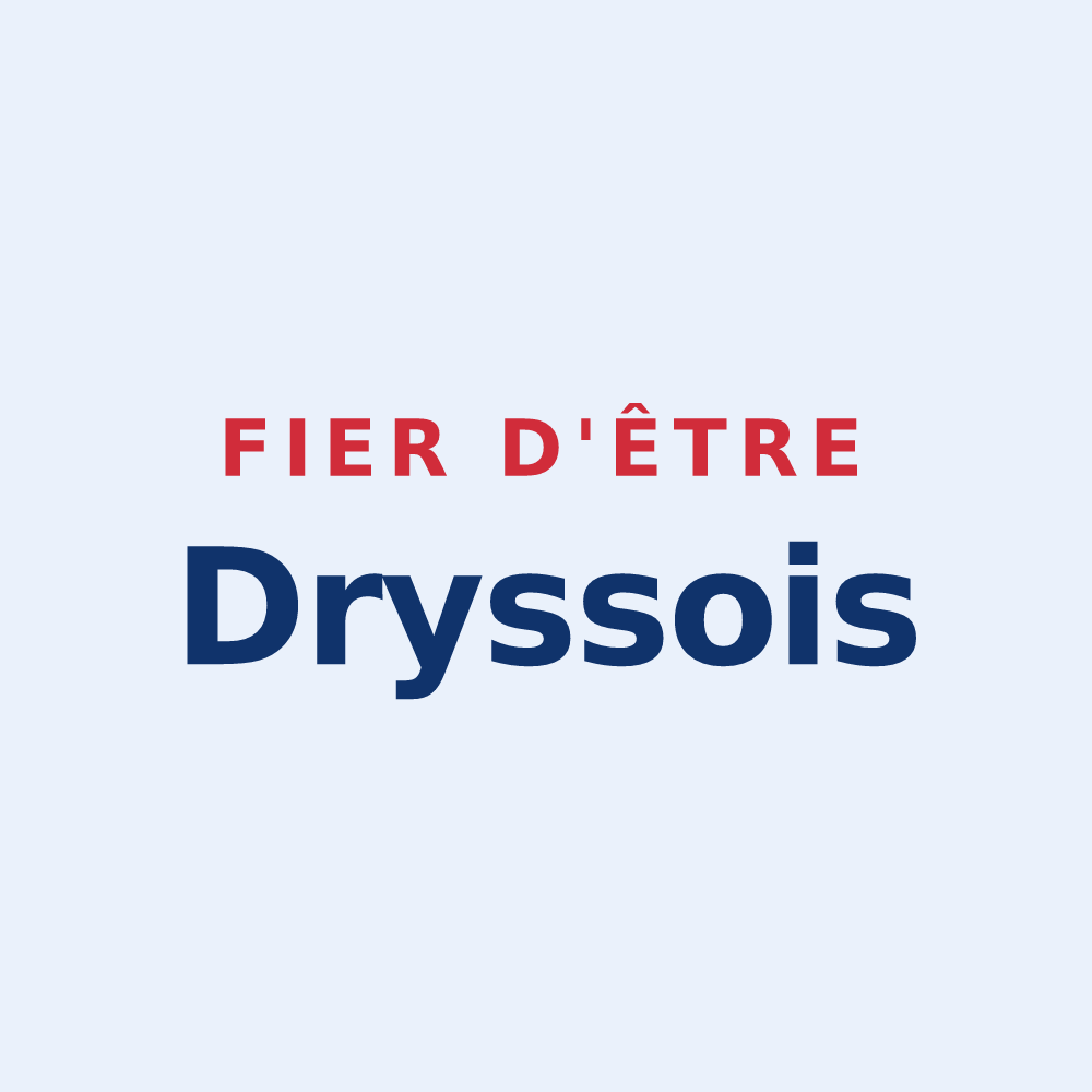 Sticker « Fier d'être Dryssois » — design pour Dry