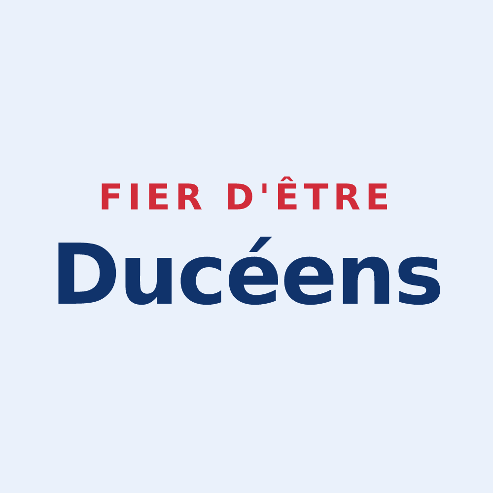 Sticker « Fier d'être Ducéens » — design pour Ducey-Les Chéris