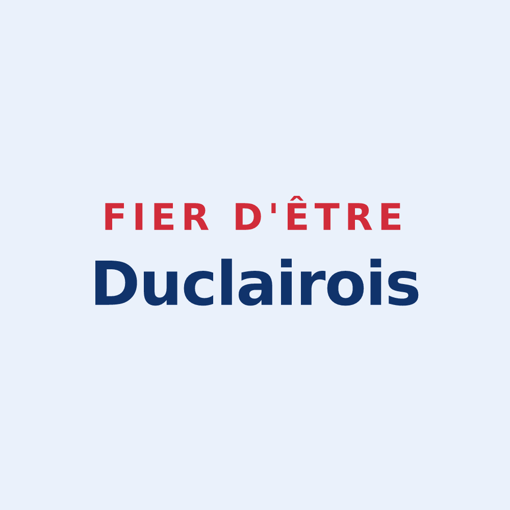 Sticker « Fier d'être Duclairois » — design pour Duclair