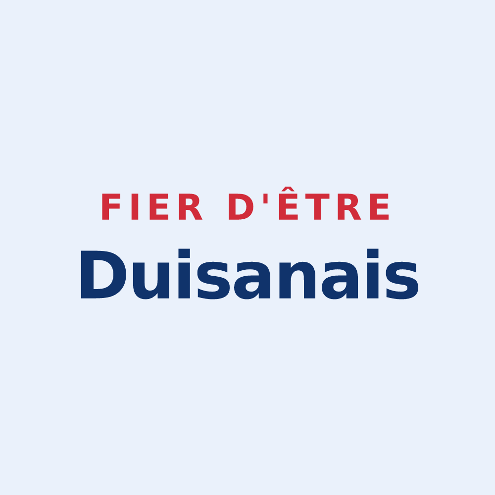 Sticker « Fier d'être Duisanais » — design pour Duisans