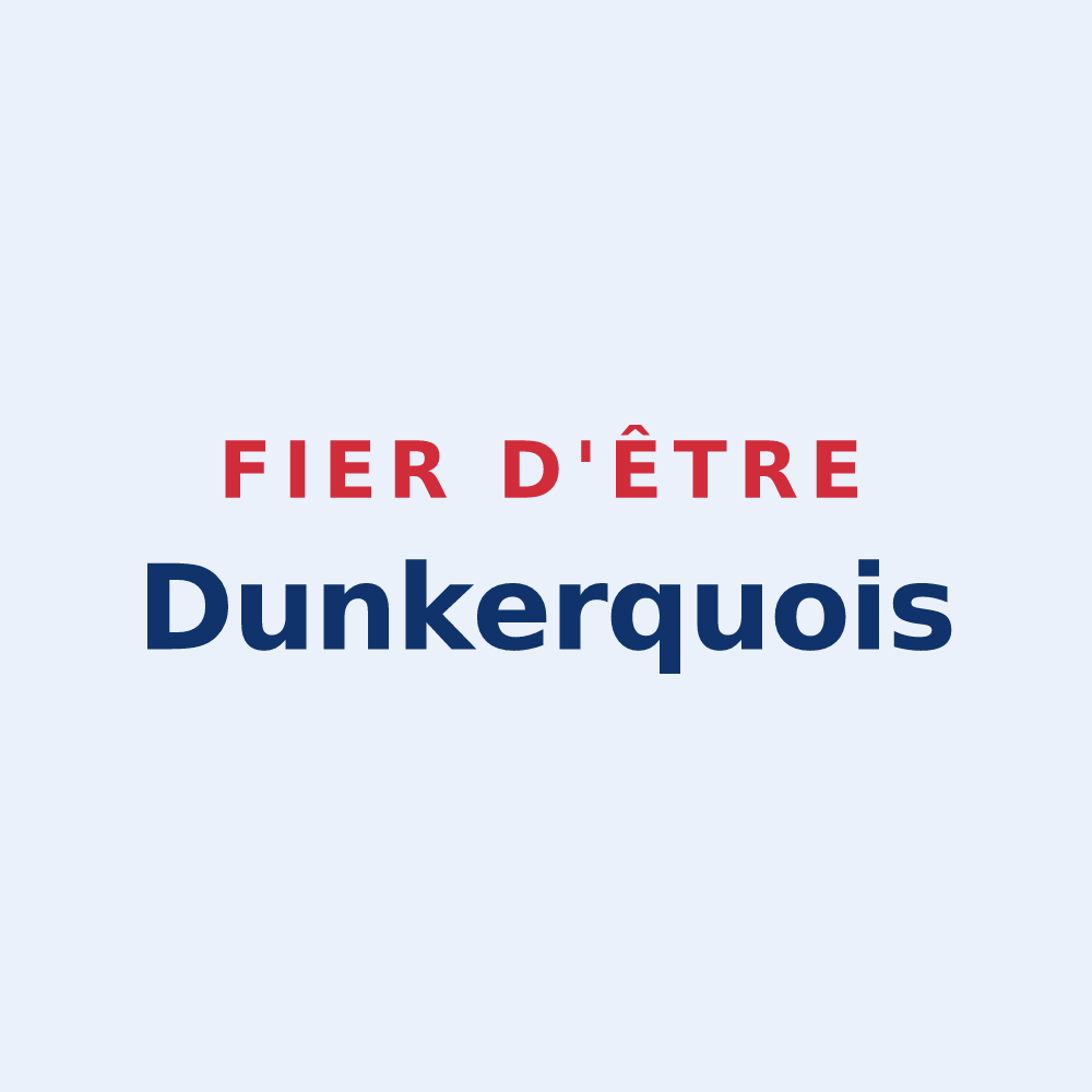 Sticker « Fier d'être Dunkerquois » — design pour Dunkerque