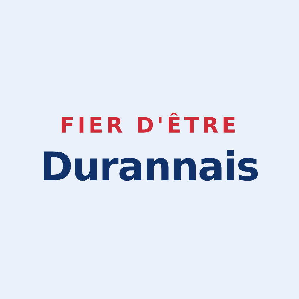 Sticker « Fier d'être Durannais » — design pour Duran