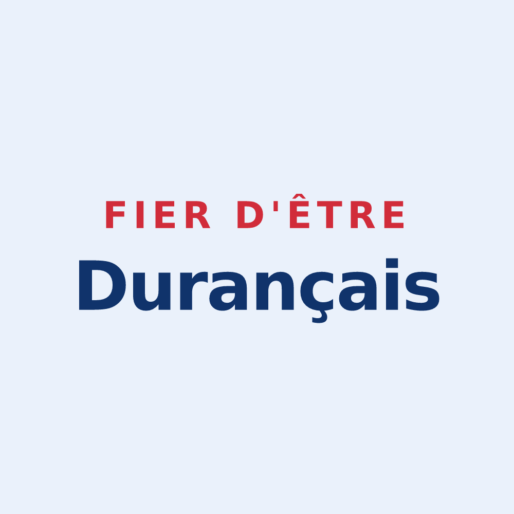 Sticker « Fier d'être Durançais » — design pour Durance