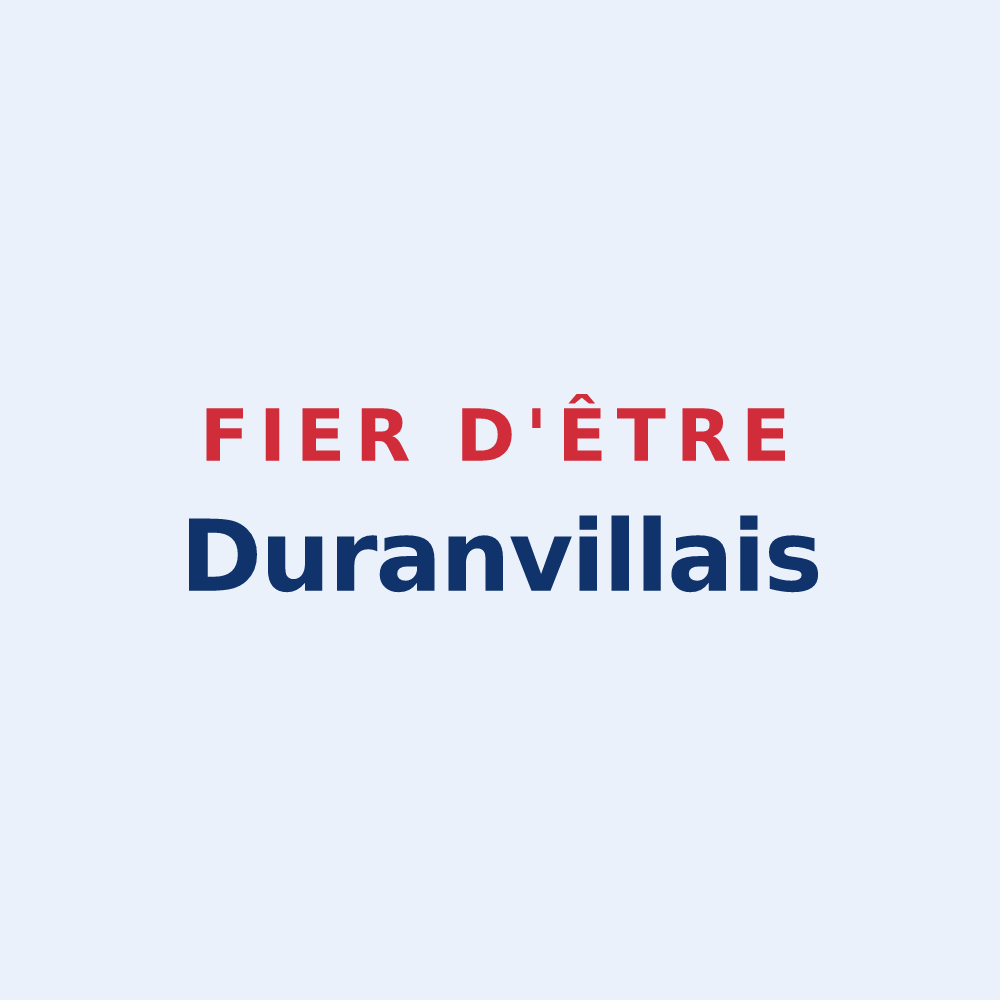 Sticker « Fier d'être Duranvillais » — design pour Duranville