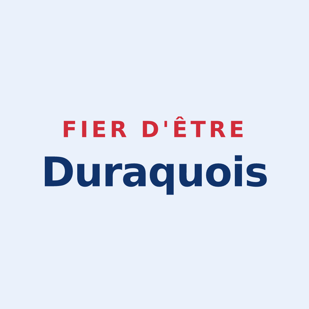 Sticker « Fier d'être Duraquois » — design pour Duras
