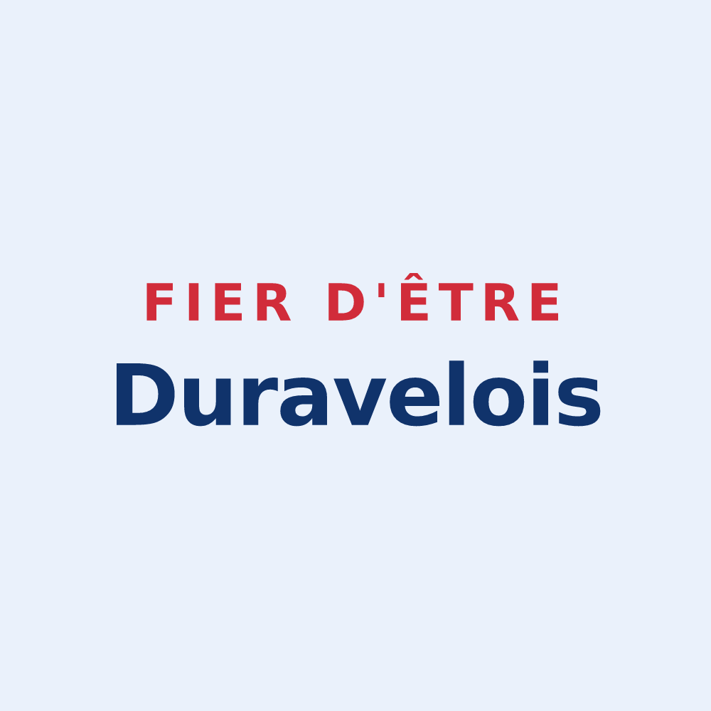 Sticker « Fier d'être Duravelois » — design pour Duravel