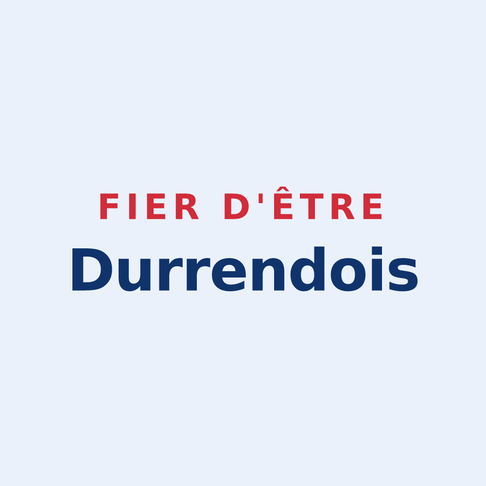 Sticker « Fier d'être Durrendois » — design pour Durningen