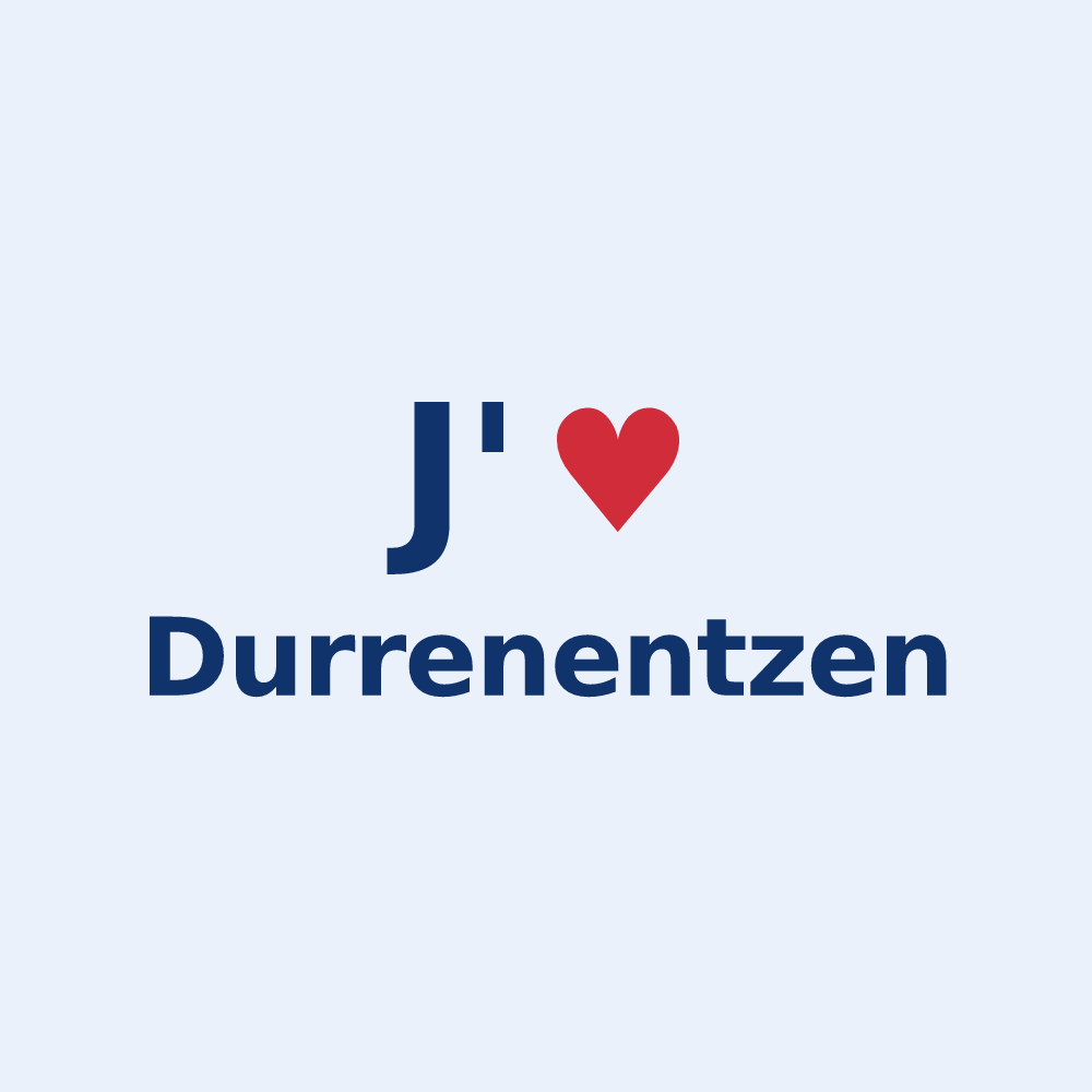 Sticker personnalisé Durrenentzen — design J'aime Durrenentzen