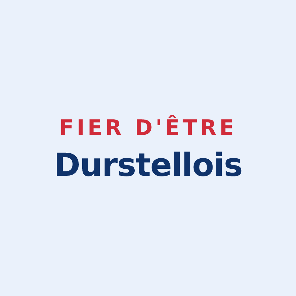 Sticker « Fier d'être Durstellois » — design pour Durstel