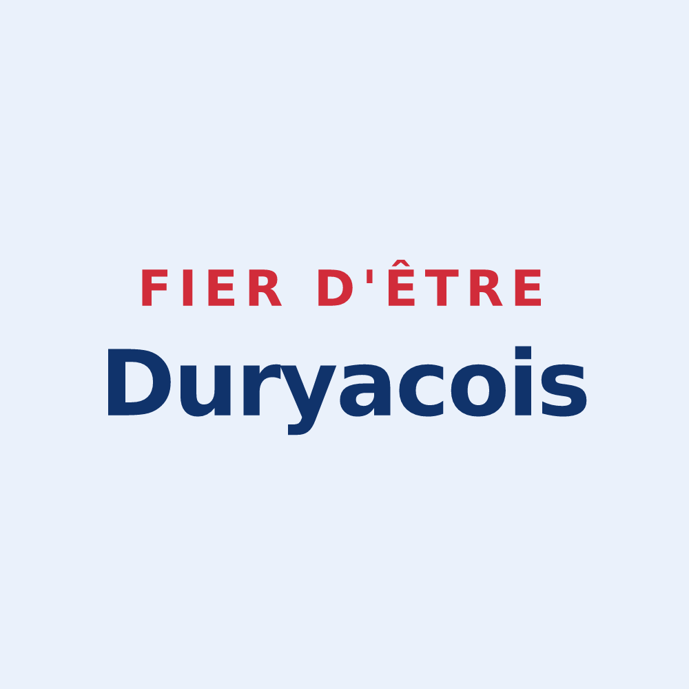 Sticker « Fier d'être Duryacois » — design pour Dury